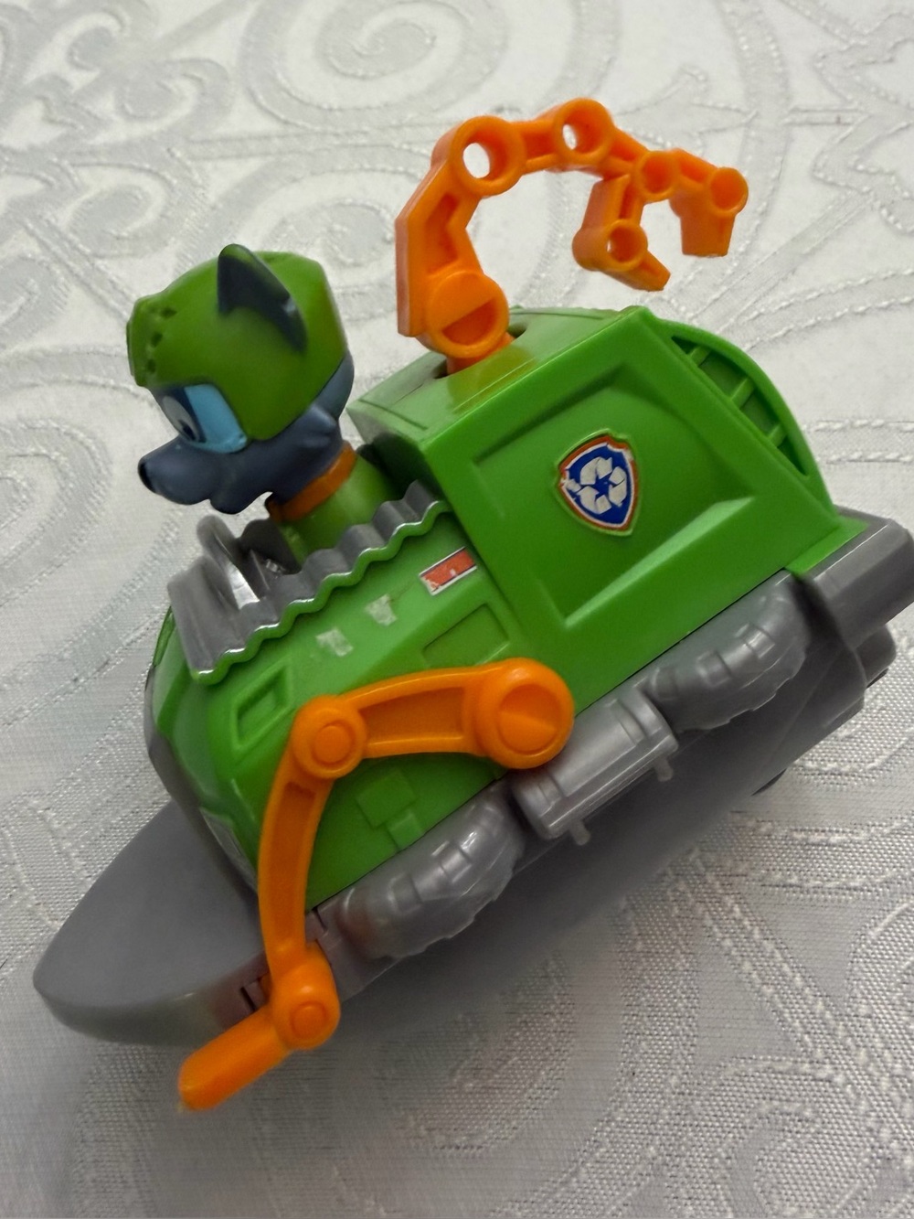 PAW Patrol Rocky Sea Patrol Pull Back Racer Toy Vehicle